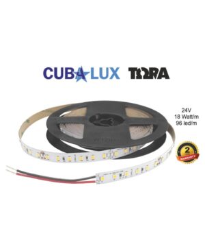 LED Ταινία 18W 24V CUBALUX Dimmable 1494lm/m Αδιάβροχη IP65 Θερμό 2700K 5 Μέτρα CL50-0101