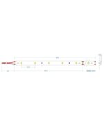 LED Ταινία 6W 24V CUBALUX Dimmable 448lm/m  Θερμό 2700K 5 Μέτρα CL50-0081