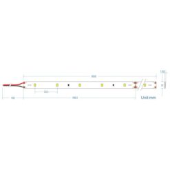 LED Ταινία 6W 24V CUBALUX Dimmable 448lm/m  Θερμό 2700K 5 Μέτρα CL50-0081