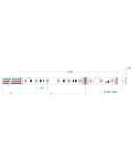 LED Ταινία 14.4W 24V CUBALUX Dimmable RGB Πολύχρωμη 5 Μέτρα CL50-0079