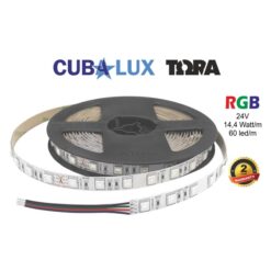 LED Ταινία 14.4W 24V CUBALUX Dimmable RGB Πολύχρωμη 5 Μέτρα CL50-0079
