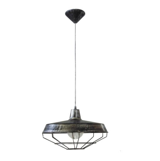 Κρεμαστό  φωτιστικό US FACTORY 1/L  Κρεμαστό  Ασημί Heronia – 31-0424