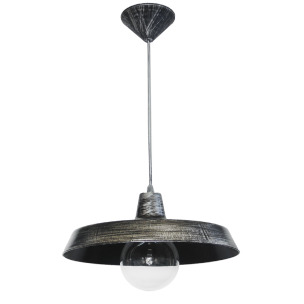 Κρεμαστό  φωτιστικό US-GAS 1L Ασημί Heronia – 31-0096