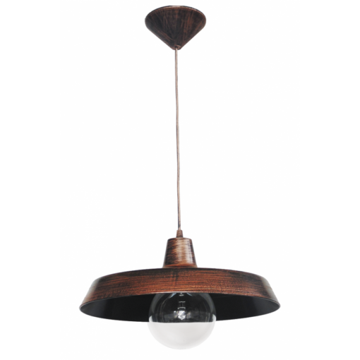 Κρεμαστό  φωτιστικό US-GAS 1L Χαλκός Heronia – 31-0098