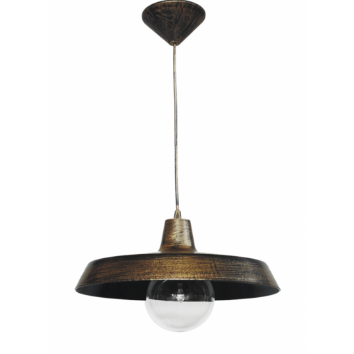 Κρεμαστό  φωτιστικό US-GAS 1L Μπρονζέ  Heronia – 31-0095