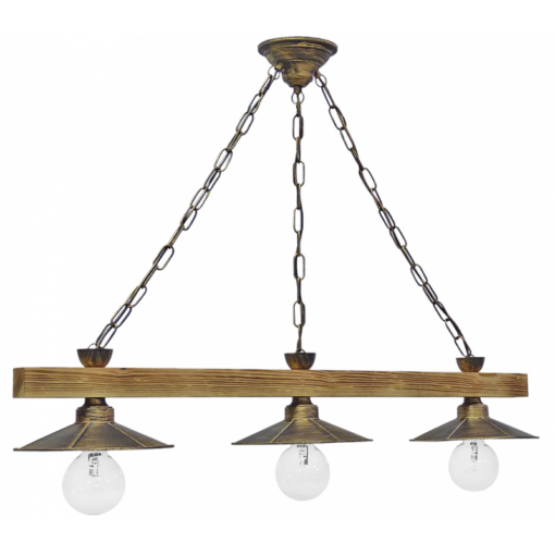 Φωτιστικό  Κρεμαστό   R-150 3/L Ράγα Αλυσίδα Heronia – 30-0038