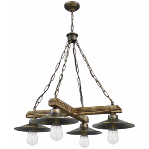 Φωτιστικό  Κρεμαστό   R-150CROSS 4/L Αλυσίδα Heronia – 30-0053