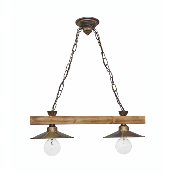 Φωτιστικό  Κρεμαστό   R-150 2/L Ράγα Αλυσίδα Heronia – 30-0037