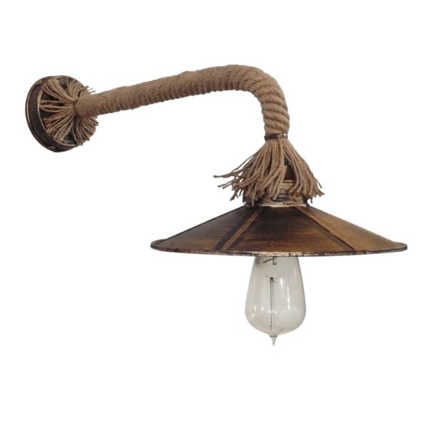 Φωτιστικό επιτοίχιο Σχοινί  Μπρονζέ  Heronia – 31-0590