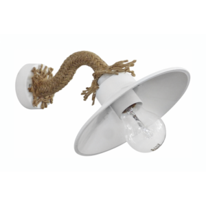 Απλίκα επιτοίχια UT-160AP Σχοινί UT-Λευκό Heronia – 31-0996