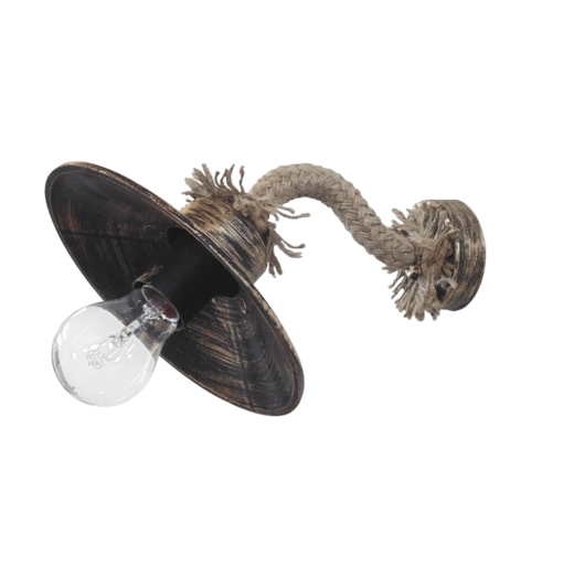 Απλίκα επιτοίχια UT-160AP Σχοινί UT-Μπρονζέ  Heronia – 31-0578