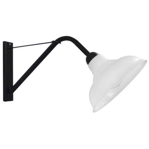 Φωτιστικό τοίχου  W45-PUBLIC/AP  Μαύρο -Λευκό Heronia – 32-0087