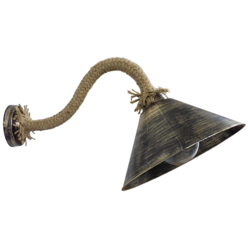 Φωτιστικό τοίχου  UT-CONOS/AP Σχοινί 45 UT-Μπρονζέ  Heronia – 31-1190