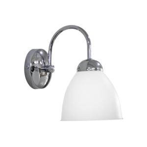 Φωτιστικό τοίχου  AS-30ΑΡ OVO Νίκελ-Λευκό Heronia – 31-1195