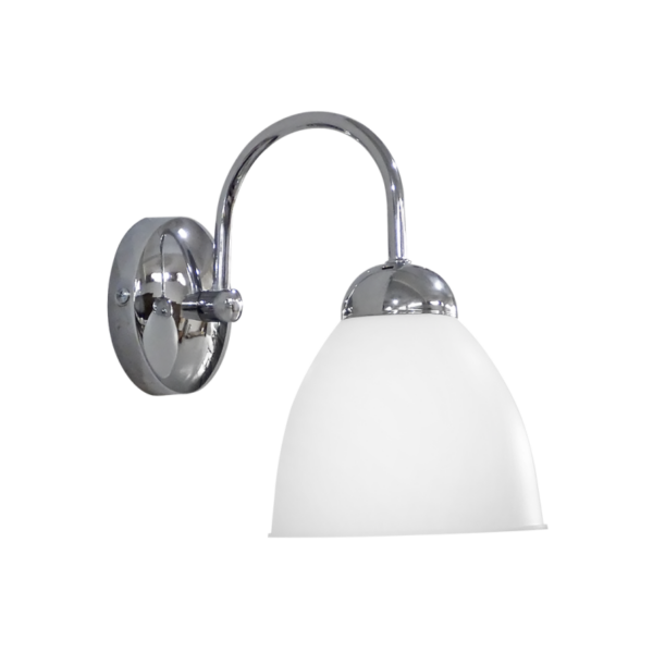 Φωτιστικό τοίχου  AS-30ΑΡ OVO Νίκελ-Λευκό Heronia – 31-1195