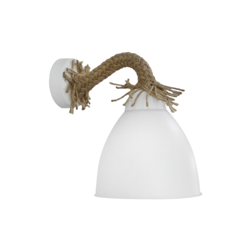 Φωτιστικό τοίχου UT-25ΑΡ 90Μ OVO Σχοινί UT-Λευκό Heronia – 31-1196