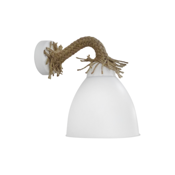 Φωτιστικό τοίχου UT-25ΑΡ 90Μ OVO Σχοινί UT-Λευκό Heronia – 31-1196