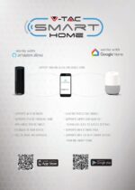 Wi-Fi Διακόπτης Online Switch Smart Home Συμβατός Με Amazon Alexa & Google Home V-TAC – 8422