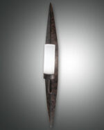 Φωτιστικό Τοίχου  Fabas Luce Vanity E14 Σκουριά     – 2899-26-171