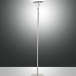 Φωτιτστικό Δαπέδου  Fabas Luce Vela LED 24W  Λευκό Steps dimmable  2180lm Θερμό 3000K – 3625-10-102