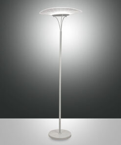 Φωτιτστικό Δαπέδου  Fabas Luce Vela LED 24W  Λευκό Steps dimmable  2180lm Θερμό 3000K – 3625-10-102