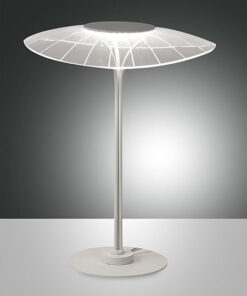 Επιτραπέζιο Φωτιστικό   Fabas Luce Vela LED 12W  Λευκό Steps dimmable  1100lm Θερμό 3000K – 3625-30-102