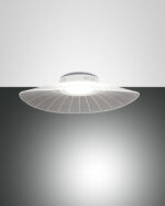 Φωτιστικό Οροφής  Fabas Luce Vela LED 24W  Λευκό Dimmable  4000lm Θερμό 3000K – 3625-61-102
