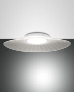 Φωτιστικό Οροφής  Fabas Luce Vela LED 40W  Λευκό Dimmable  5400lm Θερμό 3000K – 3625-65-102