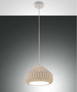 Κρεμαστό Φωτιστικό   Fabas Luce Vigor E27 Λευκό     – 3613-45-102