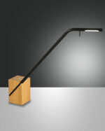 Επιτραπέζιο Φωτιστικό   Fabas Luce Viktor LED 7W  Μαύρο Με Dimmer  630lm Θερμό 3000K – 3385-30-101