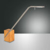 Επιτραπέζιο Φωτιστικό   Fabas Luce Viktor LED 7W  Νίκελ Σατινέ Με Dimmer  630lm Θερμό 3000K – 3385-30-178