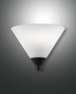 Φωτιστικό Τοίχου  Fabas Luce Vincent E27  Λευκό     – 3665-21-102