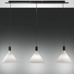 Κρεμαστό Φωτιστικό   Fabas Luce Vincent 3X E27 Λευκό     – 3665-48-102