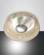 Φωτιστικό Οροφής  Fabas Luce Vintage LED 15W  Μελί Dimmable  1510lm Θερμό 3000K – 3463-61-125
