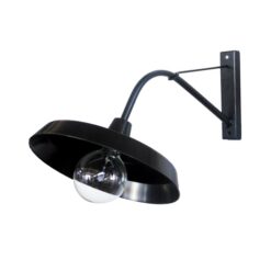 Φωτιστικό απλίκα  Μαύρο IP33 E27 Heronia – 32-0029