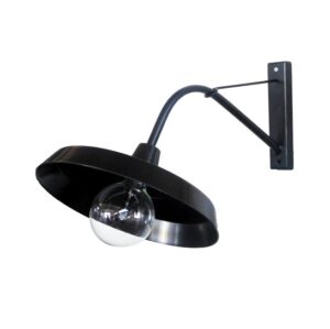 Φωτιστικό απλίκα  Μαύρο IP33 E27 Heronia – 32-0029