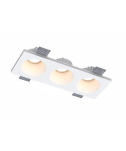 Inlight Χωνευτό σποτ από γύψο 3XGU10 D:31cm (Χ0016-WH)