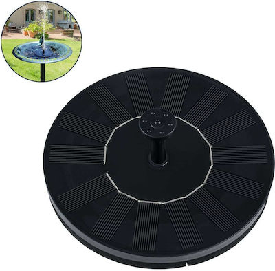 Ηλιακό Αυτόνομο Φωτοβολταϊκό Διακοσμητικό Σιντριβάνι με Μέγιστο Ύψος Νερού 30-60cm – 4 Διαφορετικά Μπέκ Ψεκασμού Αδιάβροχο IP68 Φ16 x Υ7.5cm GloboStar® – 71530GS