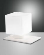 Επιτραπέζιο Φωτιστικό   Fabas Luce Zara G9 Λευκό Με Dimmer Αφής    – 3579-30-102