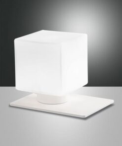 Επιτραπέζιο Φωτιστικό   Fabas Luce Zara G9 Λευκό Με Dimmer Αφής    – 3579-30-102