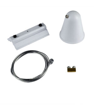 Ντίζα 1m και Ροζέτα Για Κρέμαση Φωτιστικών Ράγας Λευκό V-TAC – 3566