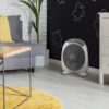 Ανεμιστήρας Επιδαπέδιος 40W Λευκός-Γκρι με 5 Γκρι Πτερύγια Φ30 ACA – FANFPG60