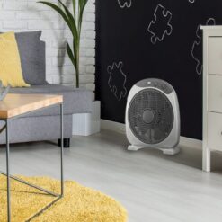 Ανεμιστήρας Επιδαπέδιος 40W Λευκός-Γκρι με 5 Γκρι Πτερύγια Φ30 ACA – FANFPG60