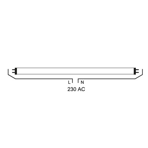 Φωτιστικό Σκαφάκι για 1x60cm Λάμπες LED T8 G13 Λευκό ACA – TH3118LED