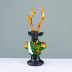 ΔΙΑΚΟΣΜΗΤΙΚΟ ΕΛΑΦΙ RESIN ΣΤΡΑΤΙΩΤΗΣ SOLDIER ΜΑΥΡΟ 24cm ACA – X1524311