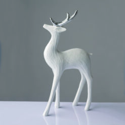 ΔΙΑΚΟΣΜΗΤΙΚΟ RESIJ ΕΛΑΦΙ ΛΕΥΚΟ  16x7x31cm ACA – X1574716