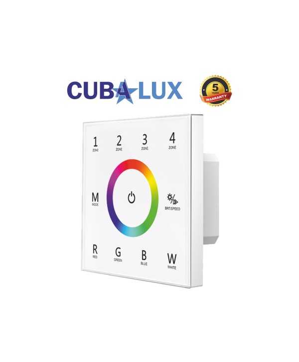 Ασύρματος – DMX512 Διακόπτης RGB/RGBW 4 Ζώνες (Λειτουργία 230VAC)  CUBALUX CL13-0940