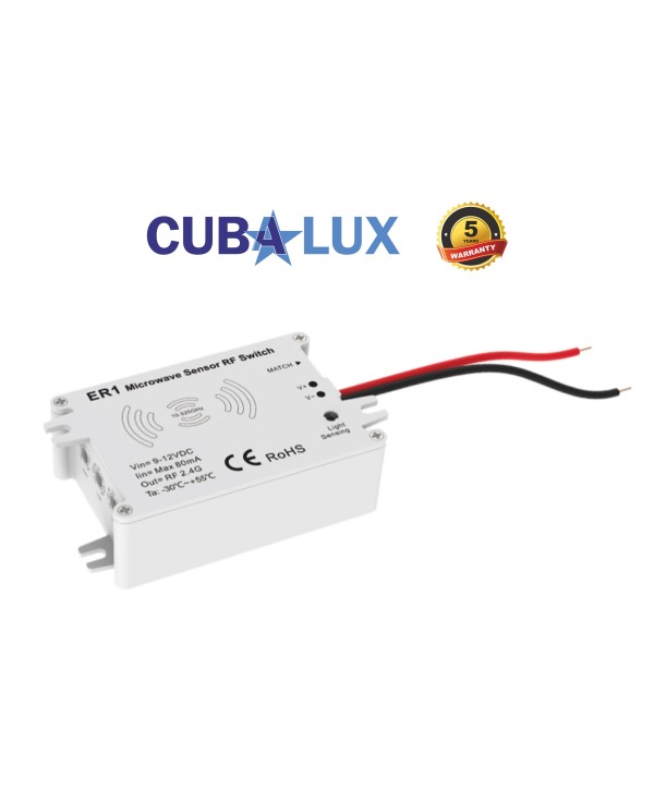 Ασύρματος Αισθητήρας Κίνησης Και Φωτισμού Μικροκυμάτων  CUBALUX CL13-1057