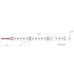 LED Ταινία 14.4W 12V CUBALUX Dimmable 180lm/m Μπλε 5 Μέτρα CL50-0028