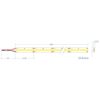 LED Ταινία 12W 24V CUBALUX Dimmable Dotless 1008lm/m  Θερμό 3000K 5 Μέτρα CL50-0112